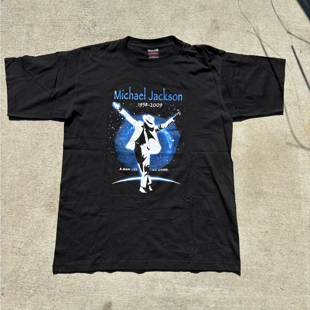 Y2K Michael Jackson Tribute Black Tee